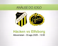 Prognóstico Häcken Elfsborg (03 August 2025)