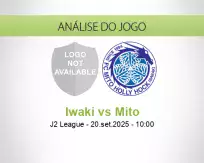 Prognóstico Iwaki Mito (20 September 2025)