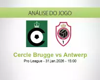 Prognóstico Cercle Brugge Antwerp (31 January 2026)