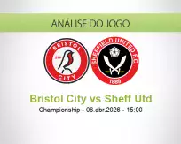 Prognóstico Bristol City Sheff Utd (06 April 2026)