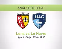 Prognóstico Lens Le Havre (30 January 2026)