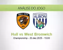 Prognóstico Hull West Bromwich (20 December 2025)
