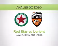 Prognóstico Red Star Lorient (01 February 2025)