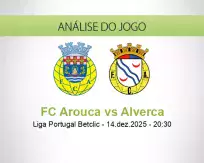 Prognóstico FC Arouca Alverca (14 December 2025)