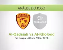 Prognóstico Al-Qadsiah Al-Kholood (06 November 2025)