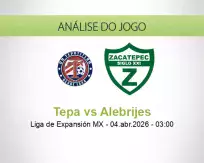 Prognóstico Tepa Alebrijes (04 April 2026)