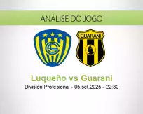 Prognóstico Luqueño Guarani (05 September 2025)