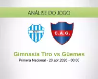 Prognóstico Gimnasia Tiro Güemes (20 April 2026)
