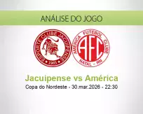 Prognóstico Jacuipense América (30 March 2026)