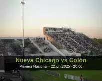 Prognóstico Nueva Chicago Colón (22 June 2025)