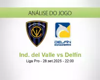 Prognóstico Ind. del Valle Delfín (28 September 2025)