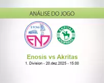 Prognóstico Enosis Akritas (20 December 2025)