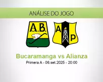 Prognóstico Bucaramanga Alianza (06 September 2025)