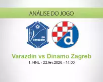 Prognóstico Varazdin Dinamo Zagreb (22 February 2026)