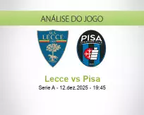 Prognóstico Lecce Pisa (12 December 2025)
