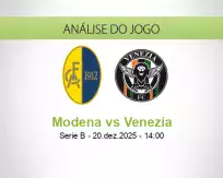 Prognóstico Modena Venezia (20 December 2025)