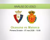 Prognóstico Osasuna Maiorca (07 March 2026)