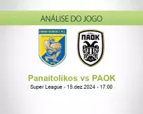 Prognóstico Panaitolikos PAOK (15 December 2024)