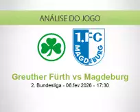 Prognóstico Greuther Fürth Magdeburg (06 February 2026)