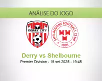 Prognóstico Derry Shelbourne (19 September 2025)