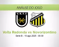 Prognóstico Volta Redonda Novorizontino (10 August 2025)