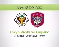 Prognóstico Tokyo Verdy Fagiano (20 September 2025)