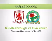 Prognóstico Middlesbrough Blackburn (26 December 2025)