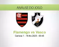 Prognóstico Flamengo Vasco (16 February 2025)