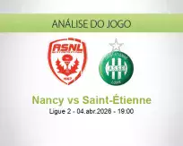 Prognóstico Nancy Saint-Étienne (04 April 2026)