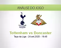 Prognóstico Tottenham Doncaster (24 September 2025)