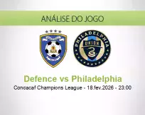 Defence vs Philadelphia