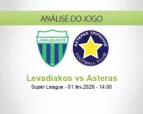 Prognóstico Levadiakos Asteras (01 February 2026)