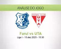 Prognóstico Farul UTA (15 December 2025)