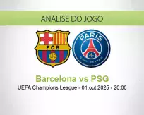 Prognóstico Barcelona PSG (01 October 2025)