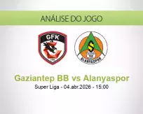 Prognóstico Gaziantep BB Alanyaspor (04 April 2026)