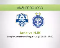 Prognóstico Arda HJK (24 July 2025)