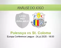 Prognóstico Polessya St. Coloma (24 July 2025)