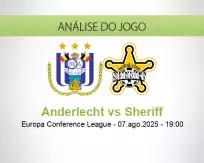 Prognóstico Anderlecht Sheriff (07 August 2025)
