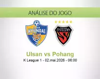 Prognóstico Ulsan Pohang (02 May 2026)