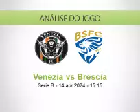 Prognóstico Venezia Brescia (14 April 2024)