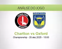 Prognóstico Charlton Oxford (20 December 2025)