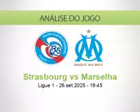 Prognóstico Strasbourg Marselha (26 September 2025)