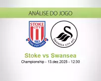 Prognóstico Stoke Swansea (13 December 2025)