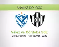 Prognóstico Vélez Córdoba SdE (12 December 2024)