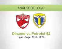 Prognóstico Dínamo Petrolul 52 (30 January 2026)