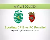 Prognóstico Sporting CP B FC Penafiel (04 April 2026)