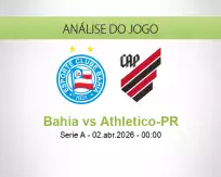 Prognóstico Bahia Athletico-PR (02 April 2026)