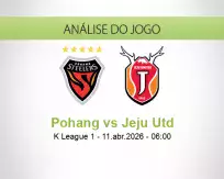 Prognóstico Pohang Jeju Utd (11 April 2026)