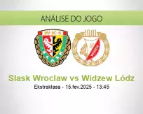 Prognóstico Slask Wroclaw Widzew Lódz (15 February 2025)