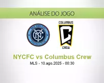 Prognóstico NYCFC Columbus Crew (10 August 2025)